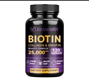 Zena Glow Biotin Hair Skin & Nails Supplement