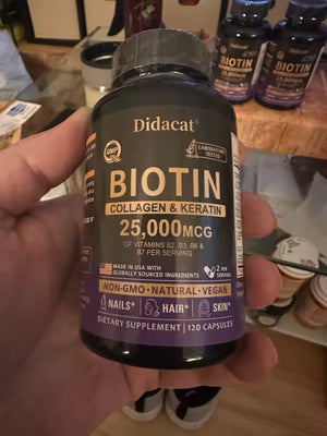 Zena Glow Biotin Hair Skin & Nails Supplement